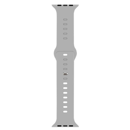 Liquid Silicone Watchband For Apple Watch Series, 7 45mm / 6&SE&5&4 44mm / 3&2&1 42mm