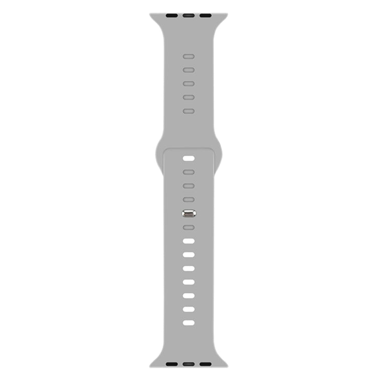 Liquid Silicone Watchband For Apple Watch Series, 7 45mm / 6&SE&5&4 44mm / 3&2&1 42mm