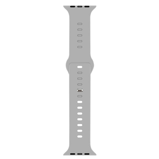 Liquid Silicone Watchband For Apple Watch Series, 7 45mm / 6&SE&5&4 44mm / 3&2&1 42mm