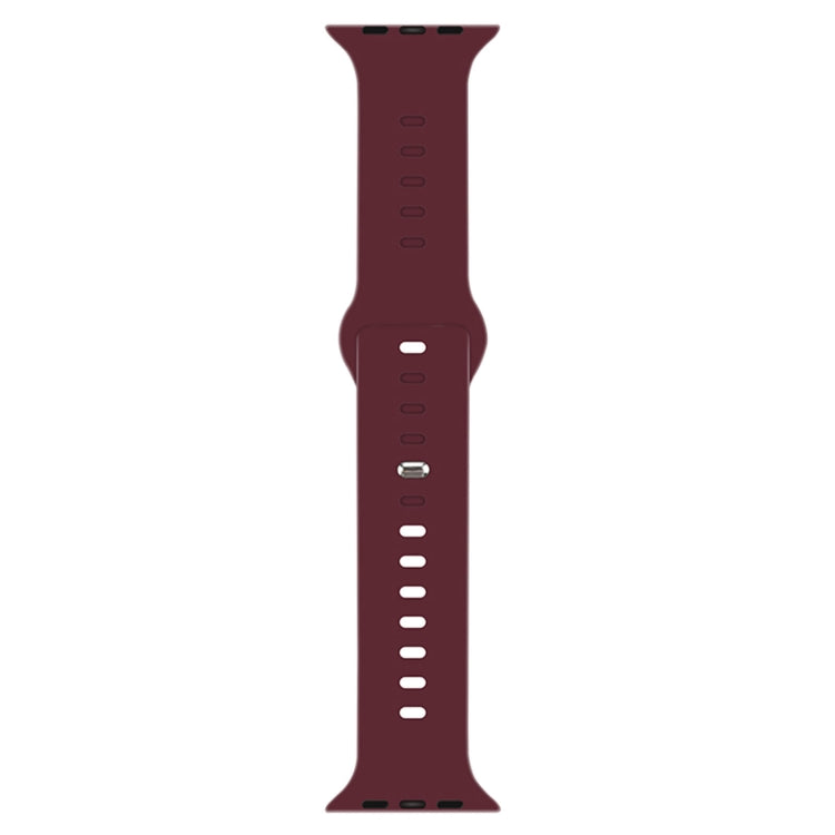 Liquid Silicone Watchband For Apple Watch Series, 7 45mm / 6&SE&5&4 44mm / 3&2&1 42mm