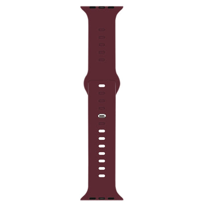 Liquid Silicone Watchband For Apple Watch Series, 7 45mm / 6&SE&5&4 44mm / 3&2&1 42mm