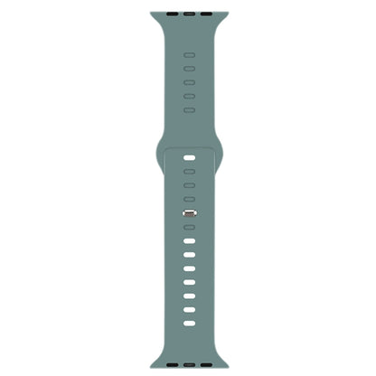 Liquid Silicone Watchband For Apple Watch Series, 7 45mm / 6&SE&5&4 44mm / 3&2&1 42mm