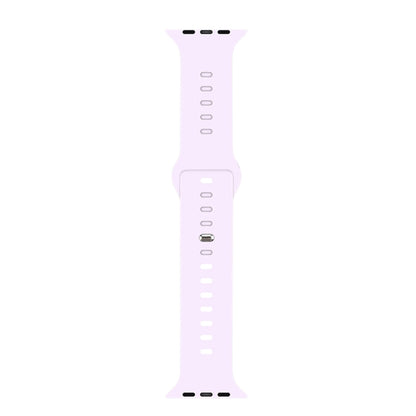 Liquid Silicone Watchband For Apple Watch Series, 7 45mm / 6&SE&5&4 44mm / 3&2&1 42mm