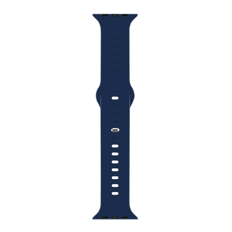Liquid Silicone Watchband For Apple Watch Series, 7 45mm / 6&SE&5&4 44mm / 3&2&1 42mm
