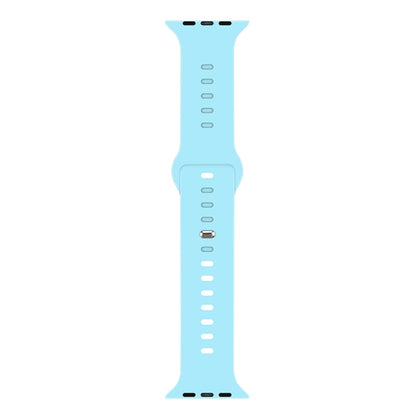 Liquid Silicone Watchband For Apple Watch Series, 7 45mm / 6&SE&5&4 44mm / 3&2&1 42mm