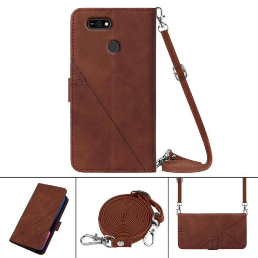 Crossbody 3D Embossed Flip Leather Phone Case, For Tecno Pop 2F, For Tecno Pop 4, For Tecno Pop 4 Pro, For Tecno Pop 5, For Tecno Spark 5 Air / Spark 6 Air, For Tecno Spark 6, For Tecno Spark 6 Go, For Tecno Spark 7, For Tecno Spark 7 Pro