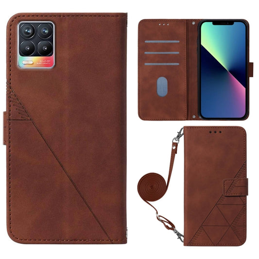 Crossbody 3D Embossed Flip Leather Phone Case, For OPPO Realme 8 / 8 Pro, For OPPO Realme 8i, For OPPO Realme C11, For OPPO Realme C12 / C25, For OPPO Realme C15, For OPPO Realme C21Y, For OPPO Realme GT Master, For OPPO Realme Narzo 50A               ...