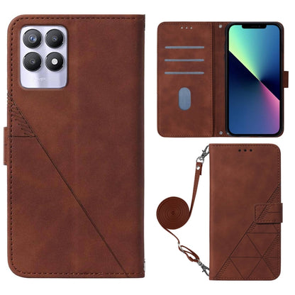 Crossbody 3D Embossed Flip Leather Phone Case, For OPPO Realme 8i, For OPPO Realme C11, For OPPO Realme C12 / C25, For OPPO Realme C15, For OPPO Realme C21Y, For OPPO Realme GT Master, For OPPO Realme Narzo 50A, For OPPO Realme Narzo 50i               ...
