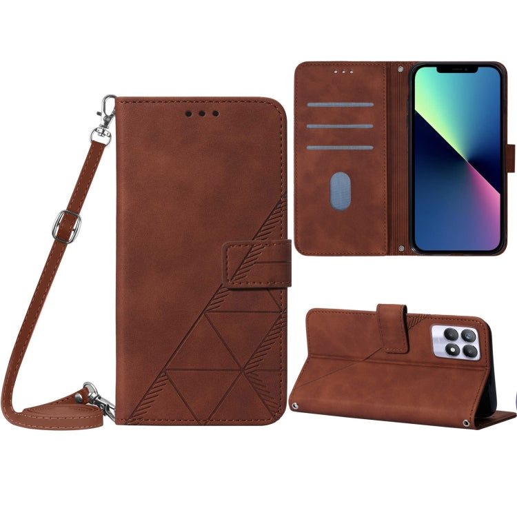 Crossbody 3D Embossed Flip Leather Phone Case, For OPPO Realme 8i, For OPPO Realme C11, For OPPO Realme C12 / C25, For OPPO Realme C15, For OPPO Realme C21Y, For OPPO Realme GT Master, For OPPO Realme Narzo 50A, For OPPO Realme Narzo 50i               ...