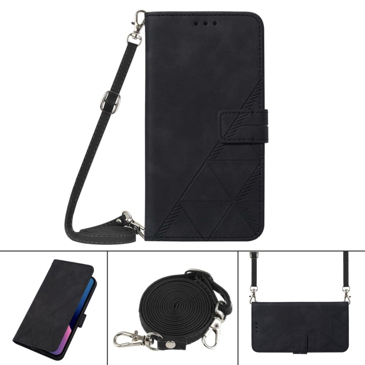 Crossbody 3D Embossed Flip Leather Phone Case, For OPPO Realme 8 / 8 Pro, For OPPO Realme 8i, For OPPO Realme C11, For OPPO Realme C12 / C25, For OPPO Realme C15, For OPPO Realme C21Y, For OPPO Realme GT Master, For OPPO Realme Narzo 50A               ...