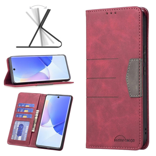 Magnetic Splicing Leather Phone Case, For Honor 50 / Huawei nova 9, For Honor 50 Lite / Huawei nova 8i, For Motorola Moto E40 / E30, For Motorola Moto G22, For Motorola Moto G200 5G / Edge S30 5G, For OPPO A96 5G, For OPPO Find X5, For OPPO Realme C35