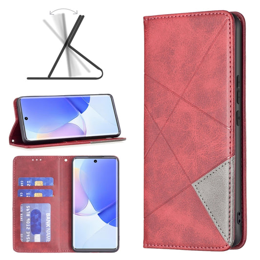 Prismatic Invisible Magnetic Leather Phone Case, For Honor 50 / Huawei nova 9, For Honor 50 Lite / Huawei nova 8i, For Motorola Moto E40 / E30, For Motorola Moto G22, For Motorola Moto G200 5G / Edge S30 5G, For OPPO A96 5G, For OPPO Find X5