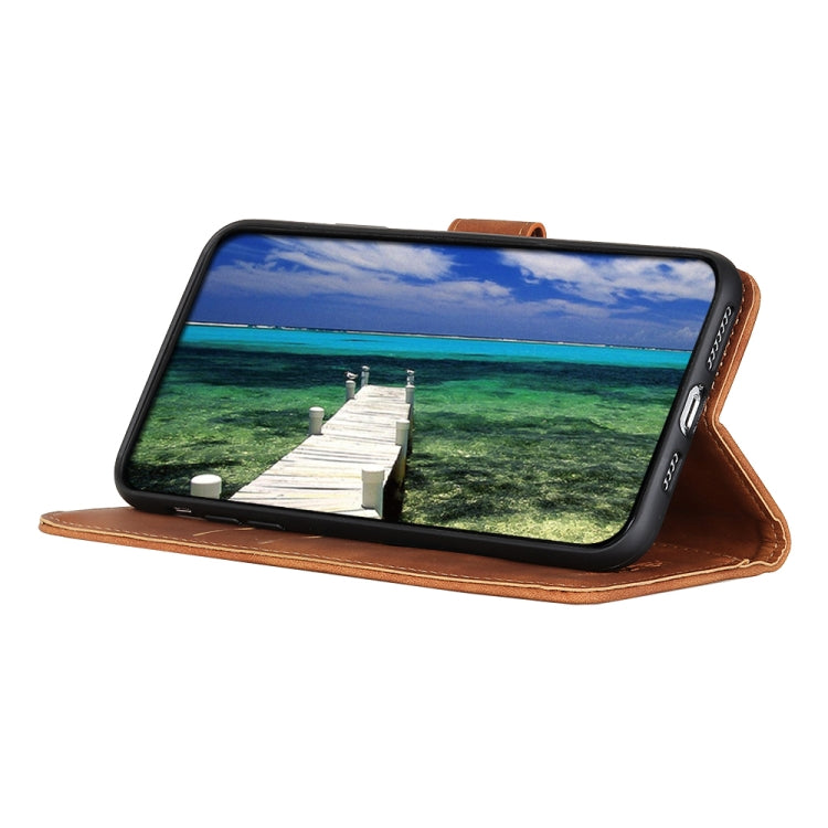 KHAZNEH Retro Texture Horizontal Flip Leather Phone Case, For Sony Xperia 10 IV, For Sony Xperia I  IV, For Xiaomi Redmi Note 11E, For vivo Y75 5G / Y55 5G