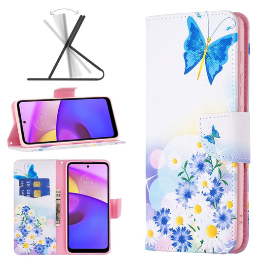 Colored Drawing Pattern Leather Phone Case, For Motorola Moto E40 / E30, For Motorola Moto G22, For Motorola Moto G31 / G41, For Motorola Moto G200 5G / Edge S30 5G, For OPPO A96 5G, For OPPO Find X5, For OPPO Realme C35                                ...