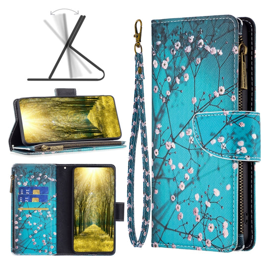 Colored Drawing Pattern Zipper Leather Phone Case, For OnePlus 10 Pro 5G, For OPPO Realme GT Neo3, For Google Pixel 7 5G, For Xiaomi Redmi 10 5G / Note 11E, For Xiaomi Redmi 10C