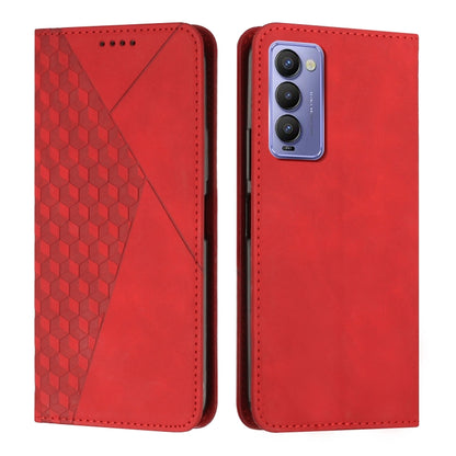 Diamond Splicing Skin Feel Magnetic Leather Phone Case, For Tecno Camon 17P / 17 Pro, For Tecno Camon 18P / 18, For Tecno Camon 18 Premier, For Tecno POP 5 LTE, For Tecno Pova 2, For Tecno Pova Neo, For Tecno Spark 7, For Tecno Spark 8P                ...