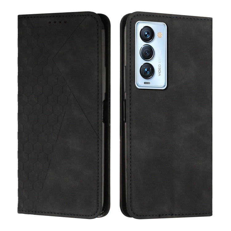 Diamond Splicing Skin Feel Magnetic Leather Phone Case, For Tecno Camon 17P / 17 Pro, For Tecno Camon 18P / 18, For Tecno Camon 18 Premier, For Tecno POP 5 LTE, For Tecno Pova 2, For Tecno Pova Neo, For Tecno Spark 7, For Tecno Spark 8P                ...