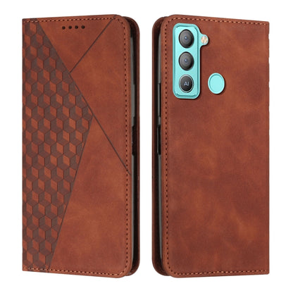 Diamond Splicing Skin Feel Magnetic Leather Phone Case, For Tecno Camon 17P / 17 Pro, For Tecno Camon 18P / 18, For Tecno Camon 18 Premier, For Tecno POP 5 LTE, For Tecno Pova 2, For Tecno Pova Neo, For Tecno Spark 7, For Tecno Spark 8P                ...