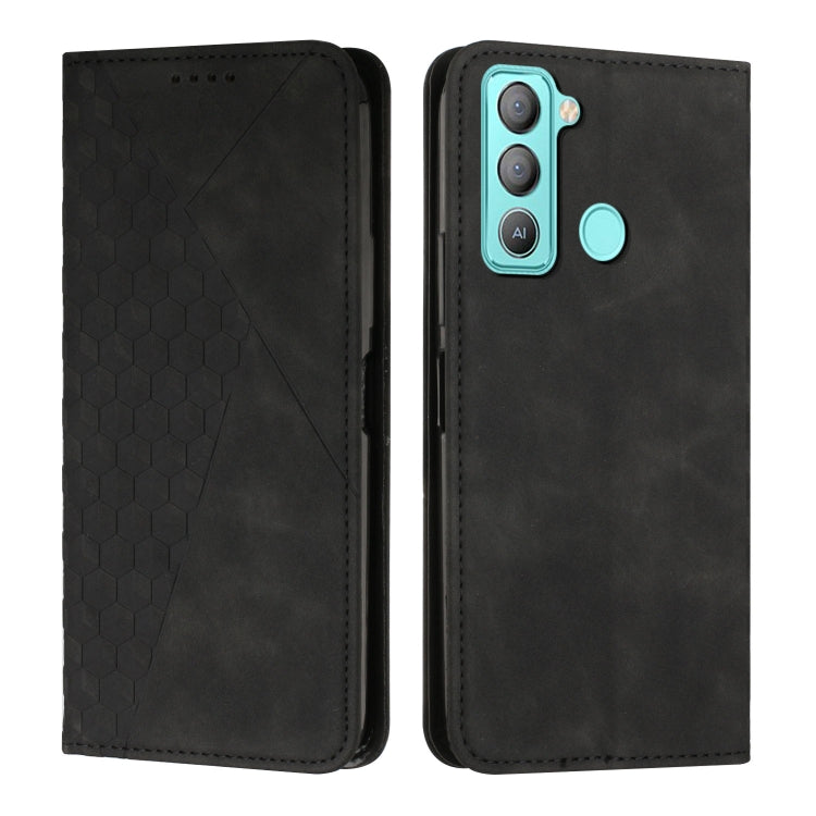 Diamond Splicing Skin Feel Magnetic Leather Phone Case, For Tecno Camon 17P / 17 Pro, For Tecno Camon 18P / 18, For Tecno Camon 18 Premier, For Tecno POP 5 LTE, For Tecno Pova 2, For Tecno Pova Neo, For Tecno Spark 7, For Tecno Spark 8P                ...