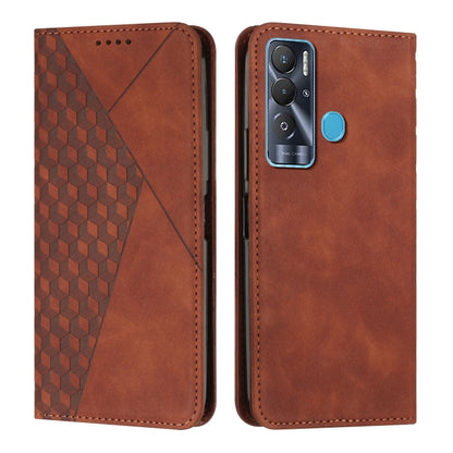 Diamond Splicing Skin Feel Magnetic Leather Phone Case, For Tecno Camon 17P / 17 Pro, For Tecno Camon 18P / 18, For Tecno Camon 18 Premier, For Tecno POP 5 LTE, For Tecno Pova 2, For Tecno Pova Neo, For Tecno Spark 7, For Tecno Spark 8P                ...