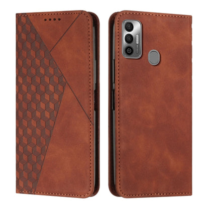 Diamond Splicing Skin Feel Magnetic Leather Phone Case, For Tecno Camon 17P / 17 Pro, For Tecno Camon 18P / 18, For Tecno Camon 18 Premier, For Tecno POP 5 LTE, For Tecno Pova 2, For Tecno Pova Neo, For Tecno Spark 7, For Tecno Spark 8P                ...