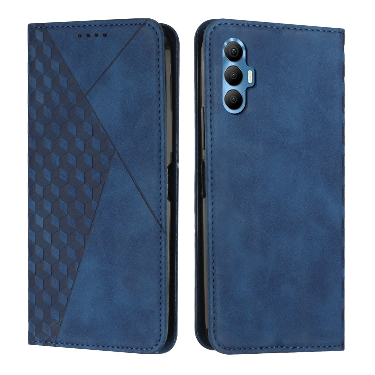 Diamond Splicing Skin Feel Magnetic Leather Phone Case, For Tecno Camon 17P / 17 Pro, For Tecno Camon 18P / 18, For Tecno Camon 18 Premier, For Tecno POP 5 LTE, For Tecno Pova 2, For Tecno Pova Neo, For Tecno Spark 7, For Tecno Spark 8P                ...