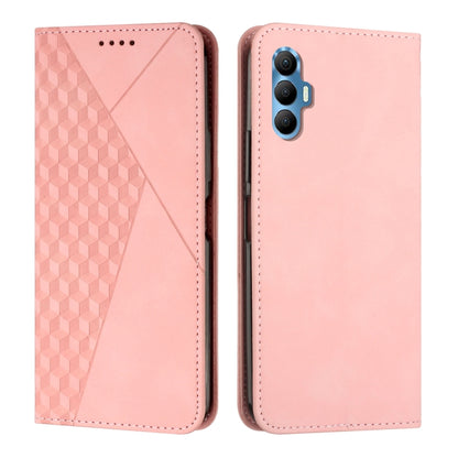 Diamond Splicing Skin Feel Magnetic Leather Phone Case, For Tecno Camon 17P / 17 Pro, For Tecno Camon 18P / 18, For Tecno Camon 18 Premier, For Tecno POP 5 LTE, For Tecno Pova 2, For Tecno Pova Neo, For Tecno Spark 7, For Tecno Spark 8P                ...