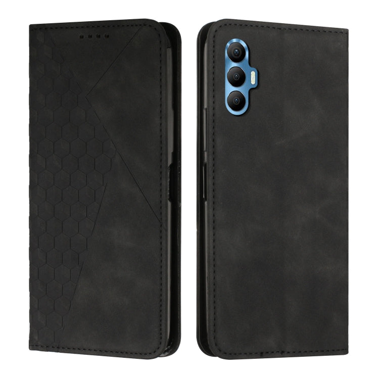 Diamond Splicing Skin Feel Magnetic Leather Phone Case, For Tecno Camon 17P / 17 Pro, For Tecno Camon 18P / 18, For Tecno Camon 18 Premier, For Tecno POP 5 LTE, For Tecno Pova 2, For Tecno Pova Neo, For Tecno Spark 7, For Tecno Spark 8P                ...