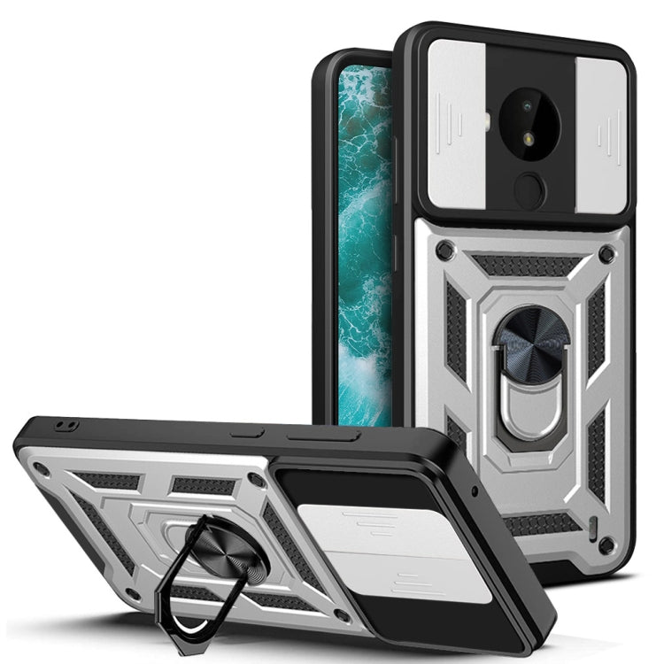 Sliding Camera Cover Design TPU+PC Phone Case, For Nokia C10, For Nokia C30, For Nokia G10 / G20, For OPPO Realme 9 Pro+, For OPPO Realme 9i/A36