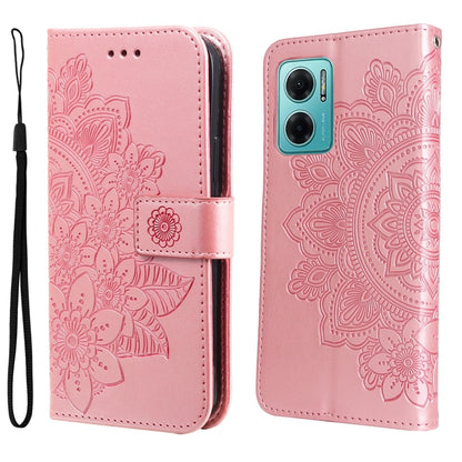 7-petal Flowers Embossing Pattern Horizontal Flip Leather Case, For Xiaomi Redmi Note 11E/Redmi 10 Prime+ 5G, For Huawei Nova 9 Pro/Honor 50 Pro, For Infinix Hot 11, For Infinix Note 11, For Infinix Note 11 Pro/Note 11s, For OPPO Realme C35            ...