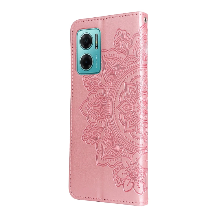 7-petal Flowers Embossing Pattern Horizontal Flip Leather Case, For Xiaomi Redmi Note 11E/Redmi 10 Prime+ 5G, For Huawei Nova 9 Pro/Honor 50 Pro, For Infinix Hot 11, For Infinix Note 11, For Infinix Note 11 Pro/Note 11s, For OPPO Realme C35            ...