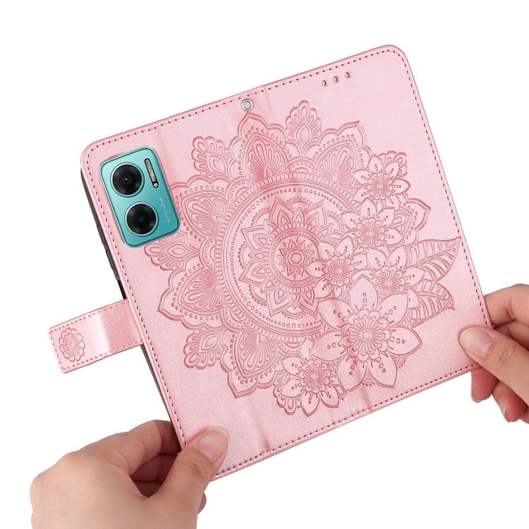 7-petal Flowers Embossing Pattern Horizontal Flip Leather Case, For Xiaomi Redmi Note 11E/Redmi 10 Prime+ 5G, For Huawei Nova 9 Pro/Honor 50 Pro, For Infinix Hot 11, For Infinix Note 11, For Infinix Note 11 Pro/Note 11s, For OPPO Realme C35            ...