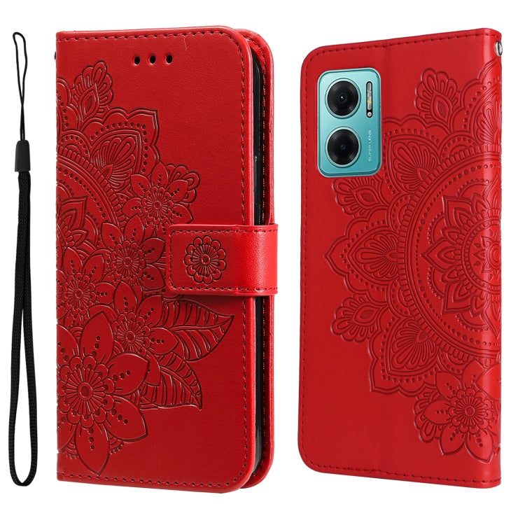 7-petal Flowers Embossing Pattern Horizontal Flip Leather Case, For Xiaomi Redmi Note 11E/Redmi 10 Prime+ 5G, For Huawei Nova 9 Pro/Honor 50 Pro, For Infinix Hot 11, For Infinix Note 11, For Infinix Note 11 Pro/Note 11s, For OPPO Realme C35            ...