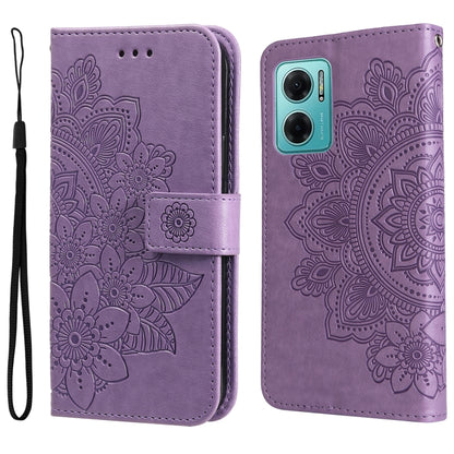 7-petal Flowers Embossing Pattern Horizontal Flip Leather Case, For Xiaomi Redmi Note 11E/Redmi 10 Prime+ 5G, For Huawei Nova 9 Pro/Honor 50 Pro, For Infinix Hot 11, For Infinix Note 11, For Infinix Note 11 Pro/Note 11s, For OPPO Realme C35            ...