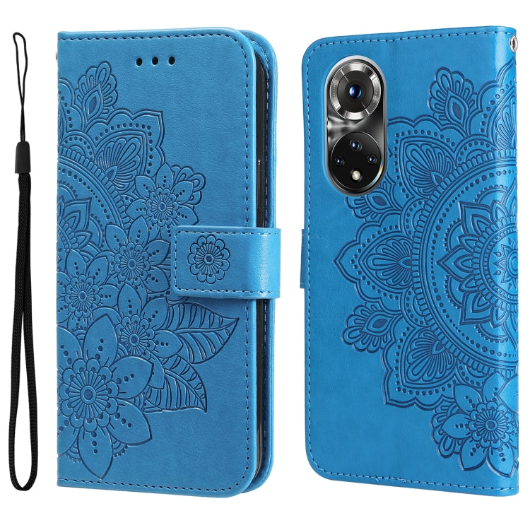 7-petal Flowers Embossing Pattern Horizontal Flip Leather Case, For Xiaomi Redmi Note 11E/Redmi 10 Prime+ 5G, For Huawei Nova 9 Pro/Honor 50 Pro, For Infinix Hot 11, For Infinix Note 11, For Infinix Note 11 Pro/Note 11s, For OPPO Realme C35            ...