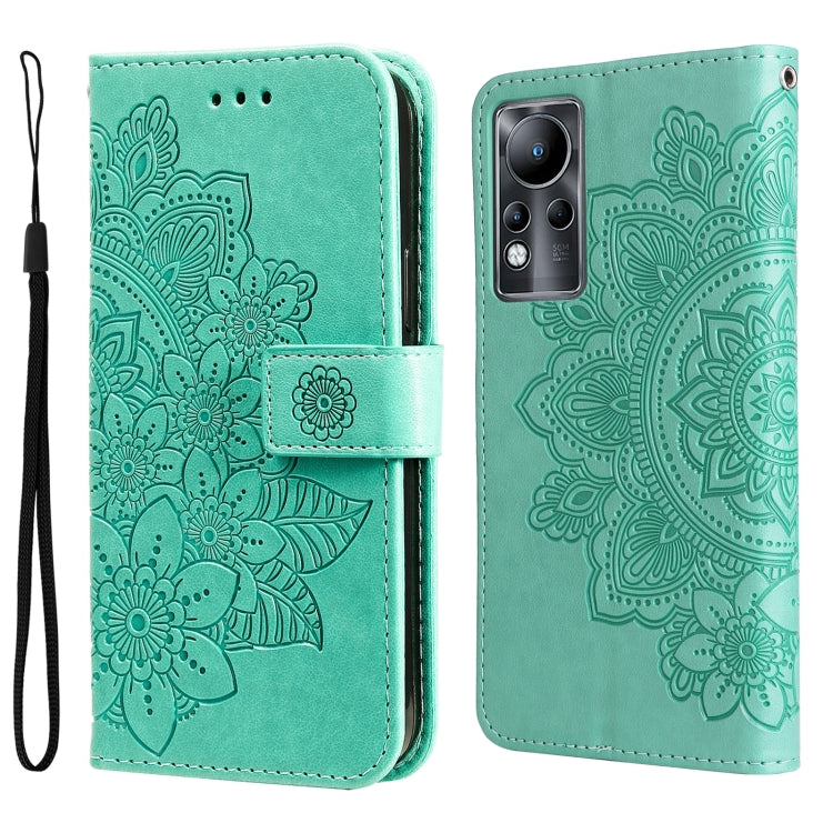 7-petal Flowers Embossing Pattern Horizontal Flip Leather Case, For Xiaomi Redmi Note 11E/Redmi 10 Prime+ 5G, For Huawei Nova 9 Pro/Honor 50 Pro, For Infinix Hot 11, For Infinix Note 11, For Infinix Note 11 Pro/Note 11s, For OPPO Realme C35            ...