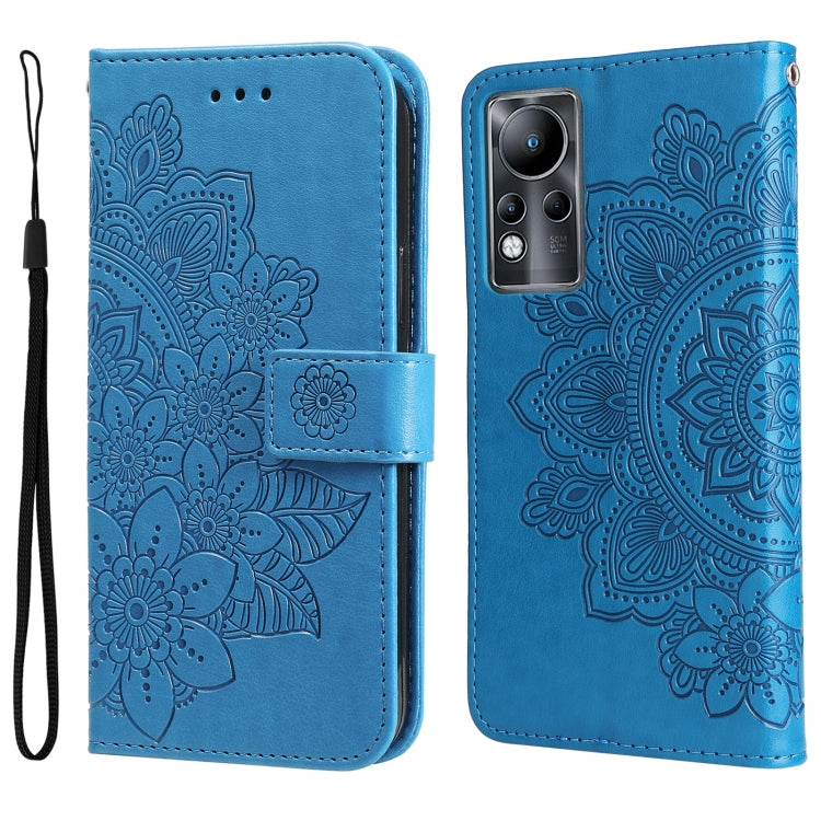 7-petal Flowers Embossing Pattern Horizontal Flip Leather Case, For Xiaomi Redmi Note 11E/Redmi 10 Prime+ 5G, For Huawei Nova 9 Pro/Honor 50 Pro, For Infinix Hot 11, For Infinix Note 11, For Infinix Note 11 Pro/Note 11s, For OPPO Realme C35            ...