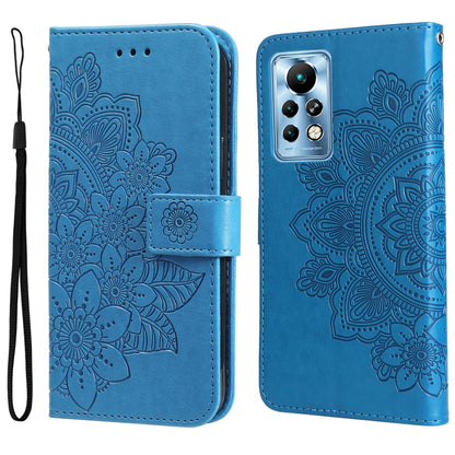 7-petal Flowers Embossing Pattern Horizontal Flip Leather Case, For Xiaomi Redmi Note 11E/Redmi 10 Prime+ 5G, For Huawei Nova 9 Pro/Honor 50 Pro, For Infinix Hot 11, For Infinix Note 11, For Infinix Note 11 Pro/Note 11s, For OPPO Realme C35            ...