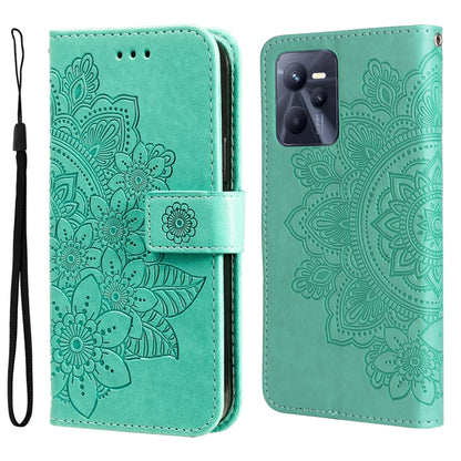 7-petal Flowers Embossing Pattern Horizontal Flip Leather Case, For Xiaomi Redmi Note 11E/Redmi 10 Prime+ 5G, For Huawei Nova 9 Pro/Honor 50 Pro, For Infinix Hot 11, For Infinix Note 11, For Infinix Note 11 Pro/Note 11s, For OPPO Realme C35            ...