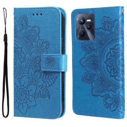 7-petal Flowers Embossing Pattern Horizontal Flip Leather Case, For Xiaomi Redmi Note 11E/Redmi 10 Prime+ 5G, For Huawei Nova 9 Pro/Honor 50 Pro, For Infinix Hot 11, For Infinix Note 11, For Infinix Note 11 Pro/Note 11s, For OPPO Realme C35            ...