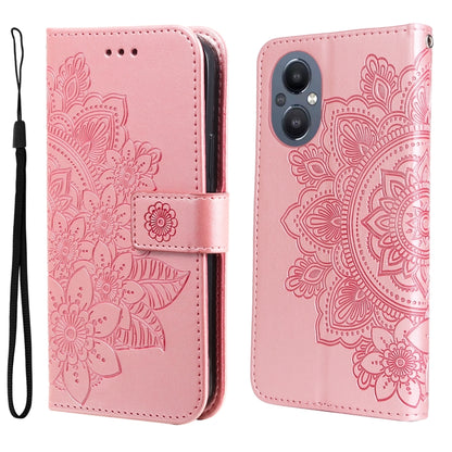 7-petal Flowers Embossing Pattern Horizontal Flip Leather Case, For Xiaomi Redmi Note 11E/Redmi 10 Prime+ 5G, For Huawei Nova 9 Pro/Honor 50 Pro, For Infinix Hot 11, For Infinix Note 11, For Infinix Note 11 Pro/Note 11s, For OPPO Realme C35            ...