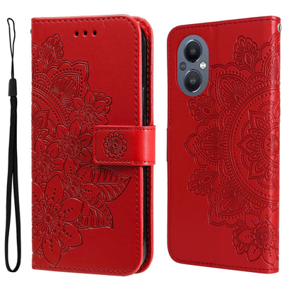 7-petal Flowers Embossing Pattern Horizontal Flip Leather Case, For Xiaomi Redmi Note 11E/Redmi 10 Prime+ 5G, For Huawei Nova 9 Pro/Honor 50 Pro, For Infinix Hot 11, For Infinix Note 11, For Infinix Note 11 Pro/Note 11s, For OPPO Realme C35            ...