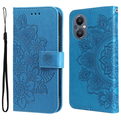 7-petal Flowers Embossing Pattern Horizontal Flip Leather Case, For Xiaomi Redmi Note 11E/Redmi 10 Prime+ 5G, For Huawei Nova 9 Pro/Honor 50 Pro, For Infinix Hot 11, For Infinix Note 11, For Infinix Note 11 Pro/Note 11s, For OPPO Realme C35            ...
