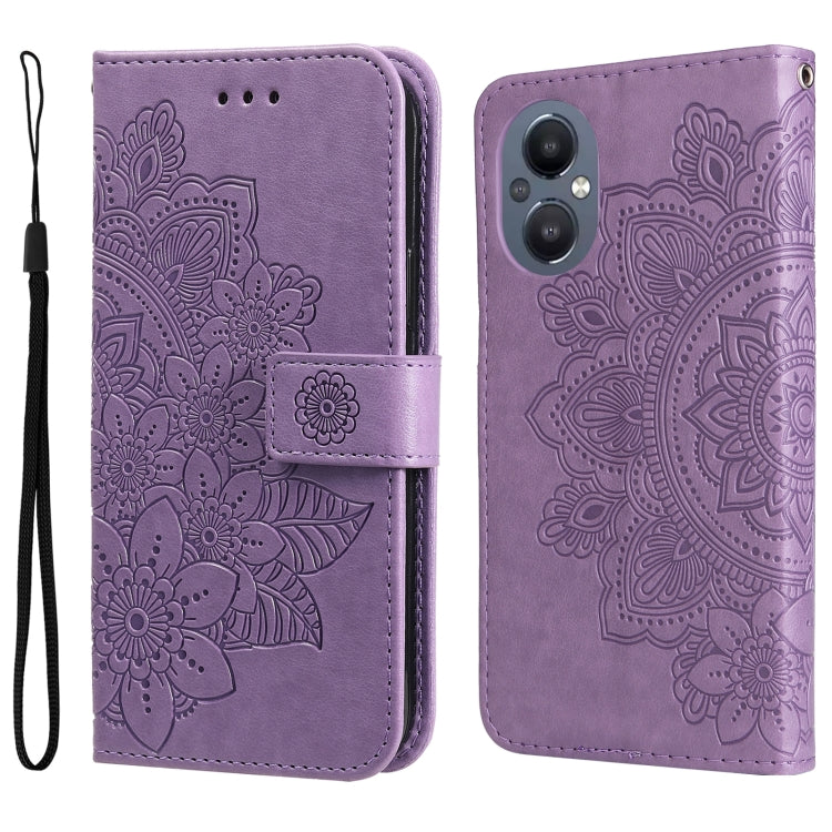 7-petal Flowers Embossing Pattern Horizontal Flip Leather Case, For Xiaomi Redmi Note 11E/Redmi 10 Prime+ 5G, For Huawei Nova 9 Pro/Honor 50 Pro, For Infinix Hot 11, For Infinix Note 11, For Infinix Note 11 Pro/Note 11s, For OPPO Realme C35            ...