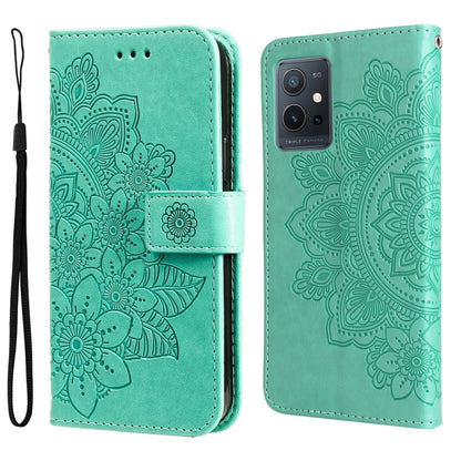 7-petal Flowers Embossing Pattern Horizontal Flip Leather Case, For Xiaomi Redmi Note 11E/Redmi 10 Prime+ 5G, For Huawei Nova 9 Pro/Honor 50 Pro, For Infinix Hot 11, For Infinix Note 11, For Infinix Note 11 Pro/Note 11s, For OPPO Realme C35            ...