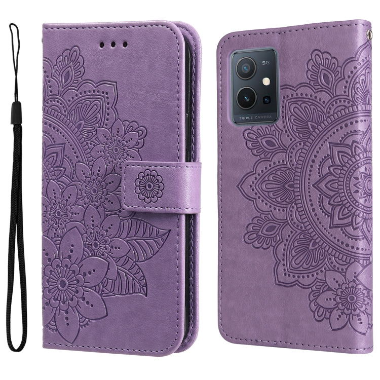 7-petal Flowers Embossing Pattern Horizontal Flip Leather Case, For Xiaomi Redmi Note 11E/Redmi 10 Prime+ 5G, For Huawei Nova 9 Pro/Honor 50 Pro, For Infinix Hot 11, For Infinix Note 11, For Infinix Note 11 Pro/Note 11s, For OPPO Realme C35            ...