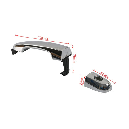 A6849-01 Car Front Left Door Outside Handle with Hole 82651-2P010 for Kia Sorento 2011-2015, A6849-01