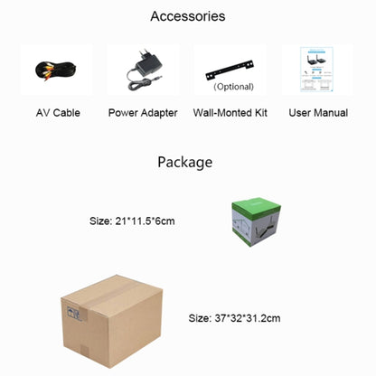 Measy AV530-2 5.8GHz Wireless Audio / Video Transmitter + 2 Receiver, Transmission Distance: 300m,, AV530-2 EU Plug, AV530-2 AU Plug, AV530-2 UK Plug