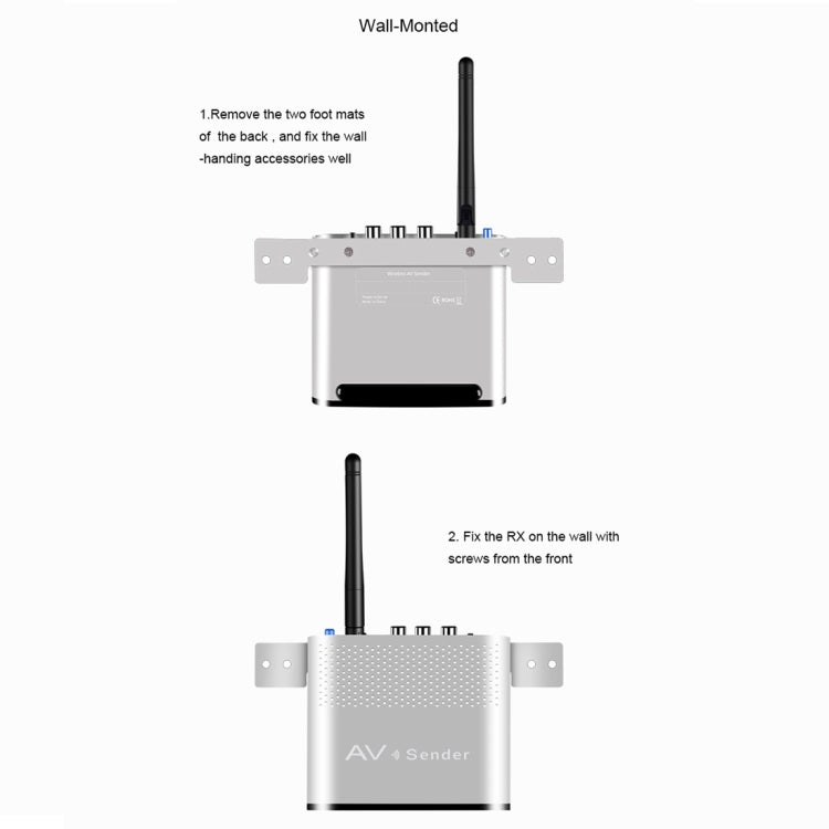 Measy AV530-2 5.8GHz Wireless Audio / Video Transmitter + 2 Receiver, Transmission Distance: 300m,, AV530-2 EU Plug, AV530-2 AU Plug, AV530-2 UK Plug