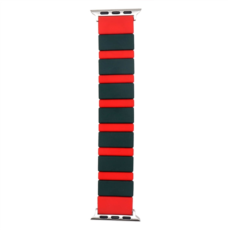 Siliconen splitshorlogeband voor Apple Watch-serie, 7 41 mm / 6 & SE & 5 & 4 40 mm / 3 & 2 & 1 38 mm, 7 45 mm / 6 & SE & 5 & 4 44 mm / 3 & 2 & 1 42 mm